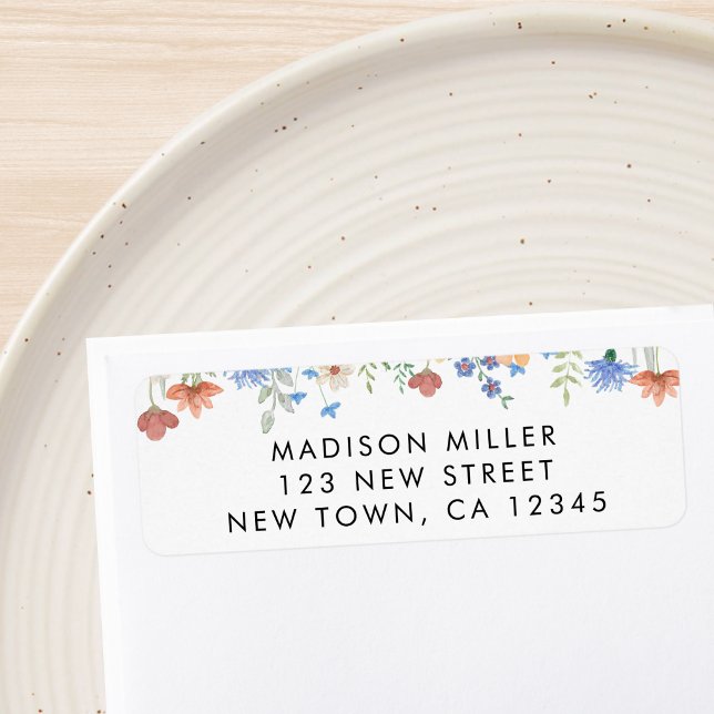 Wildflowers Return Address Label (Creator Uploaded)