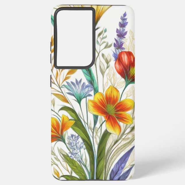 Wildflowers Samsung Galaxy Case (Back)
