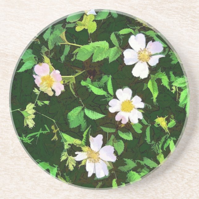 WILDFLOWERS SANDSTONE COASTER (Front)