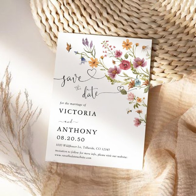 Wildflowers Save The Date Cards (Creator Uploaded)