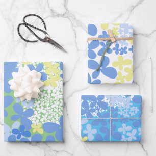 Wildflowers Seamless pattern. Wrapping Paper Sheets
