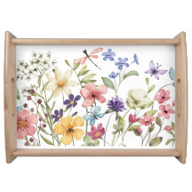 Wildflowers Serving Tray