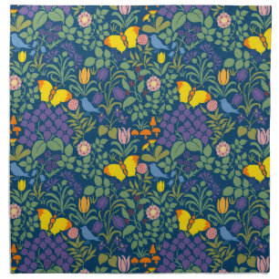 Wildflowers Set of 4, Dinner, 20" x 20" Napkin