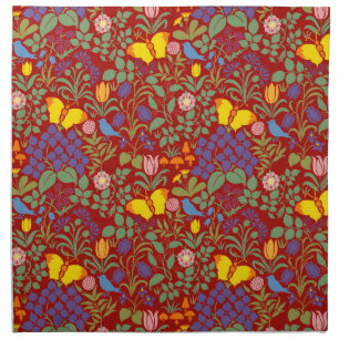 Wildflowers Set of 4, Dinner, 20" x 20" Napkin