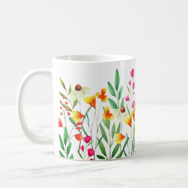Wildflowers Sublimation-23439 Coffee Mug (Left)