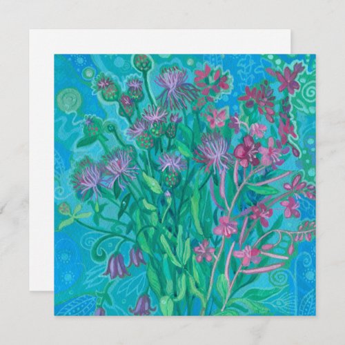 Wildflowers Summer Flowers Bouquet Floral Painting