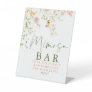 Wildflowers Summer Meadow Mimosa Bar Sign