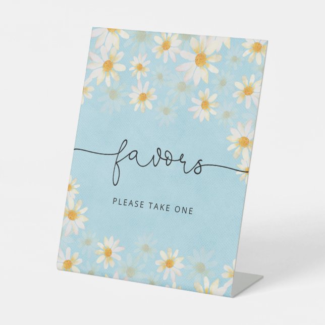 Wildflowers Summer Meadow Pedestal Sign (Front)