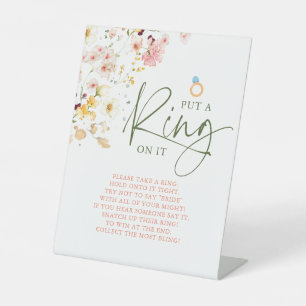 Wildflowers Summer Meadow Put A Ring On It Sign