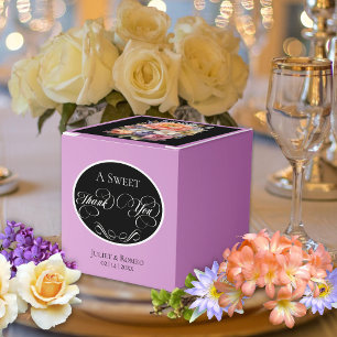 Wildflowers Sweet Thank You - Lavender Favor Boxes