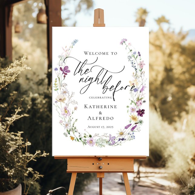 Wildflowers The Night Before Rehearsal welcome Poster (Creator Uploaded)