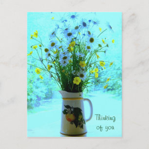 Wildflowers Thinking of You Postcard