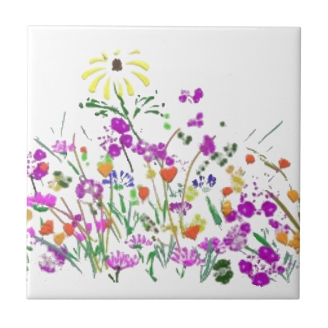 Wildflowers Tile (Front)