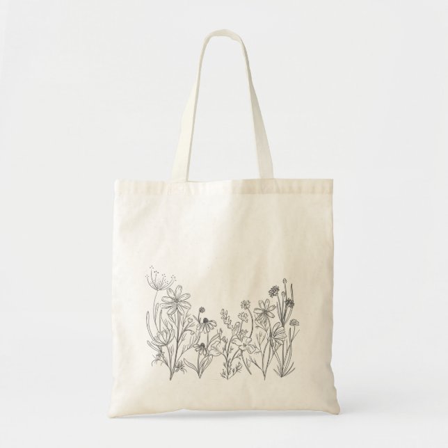 Wildflowers Tote Bag (Front)