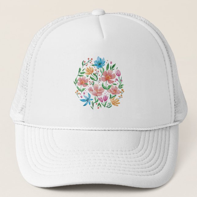 Wildflowers Trucker Hat (Front)