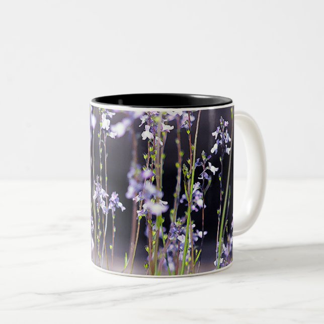 Wildflowers Two-Tone Coffee Mug (Front Right)