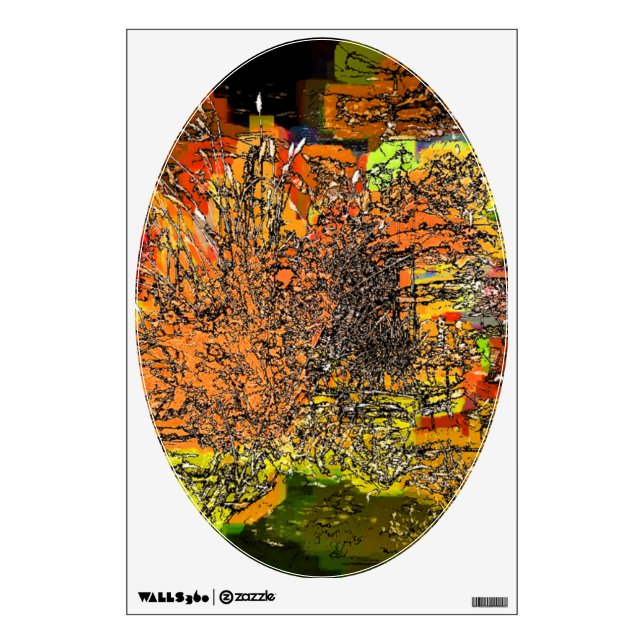 WILDFLOWERS WALL STICKER (Front)