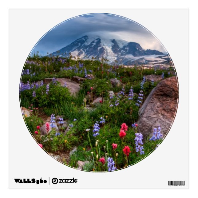 Wildflowers Wall Sticker (Front)