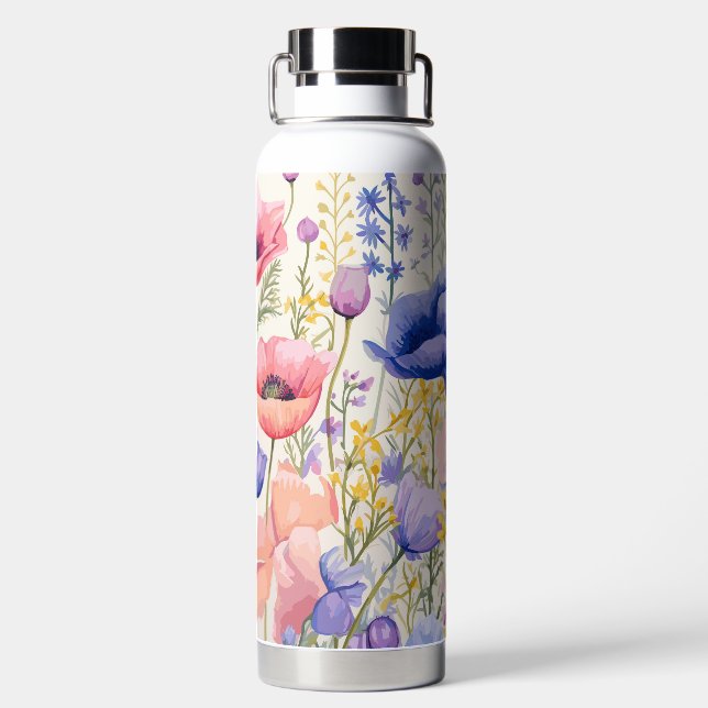 Wildflowers Water Bottle (Back)