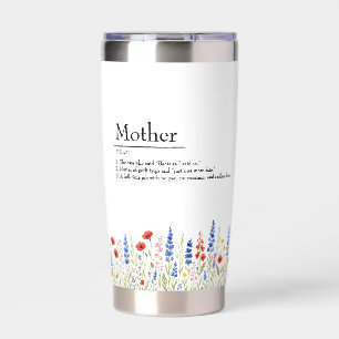 Wildflowers Water Bottle – Ideal Gift for Mom Insulated Tumbler