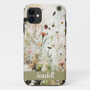 Wildflowers Watercolor Magic iPhone 11 Case