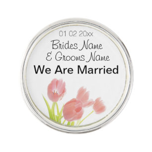 Wildflowers Wedding Souvenirs Keepsakes Giveaways Lapel Pin