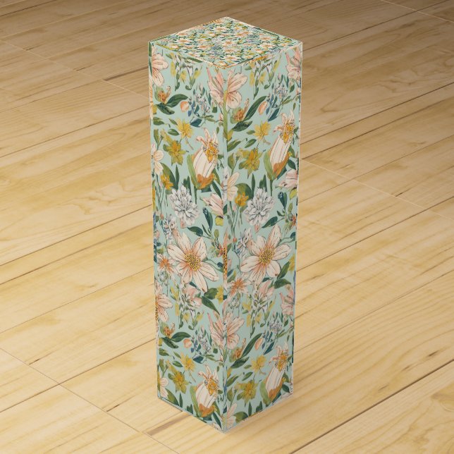 Wildflowers Wine Box (Front)