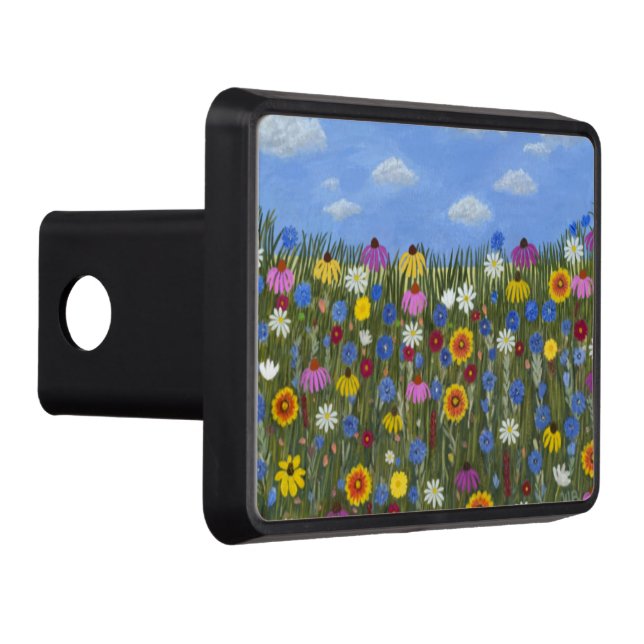 Wildflowers with Daisies Hitch Cover (Right)
