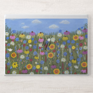 Wildflowers with Daisies HP Laptop Skin
