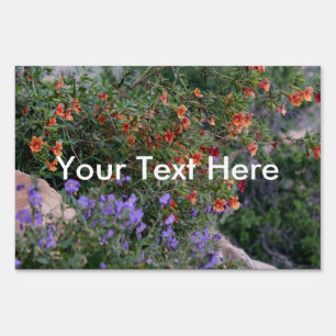 Wildflowers Yard Sign