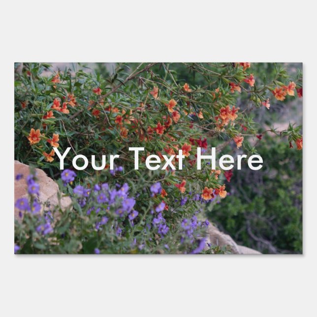 Wildflowers Yard Sign (Front)