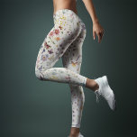 Wildflowers Yoga Whimsical Watercolor Leggings<br><div class="desc">Embrace the serenity and beauty of nature with our Whimsical Watercolor Wildflower Yoga Leggings. The gentle, free-flowing wildflower pattern is artistically rendered in soft watercolor hues, evoking a sense of calm and earthiness. These leggings are not only aesthetically pleasing but are designed to move with you through every yoga pose,...</div>