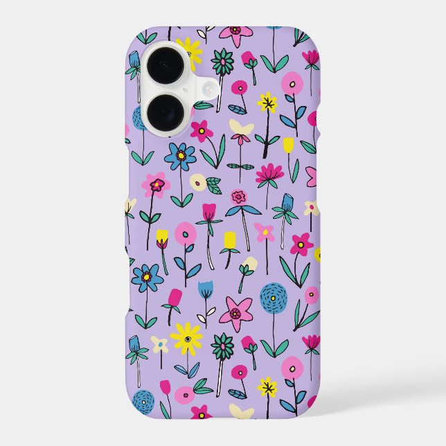 Wildfower Lilac Flower Garden Case-Mate iPhone Case (Back)