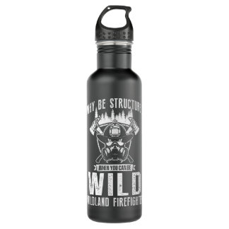 Wildland Firefighter Stainless Steel Water Bottle