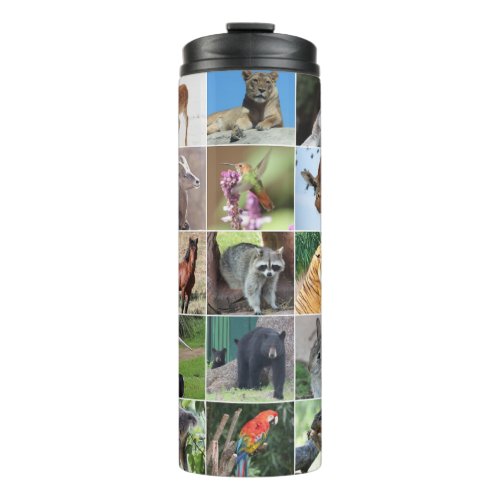 Wildlife 15 Animals Pictured in the Wild Thermal Tumbler