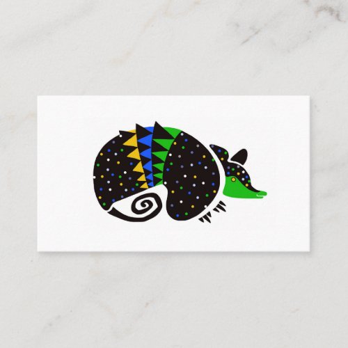 Wildlife _ 3_banded ARMADILLO  _ Nature _ animal _ Calling Card