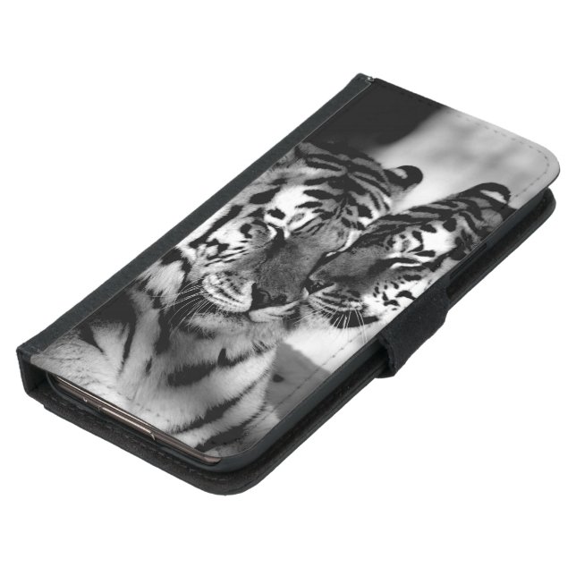 Wildlife, amazing tiger samsung galaxy wallet case (Bottom)