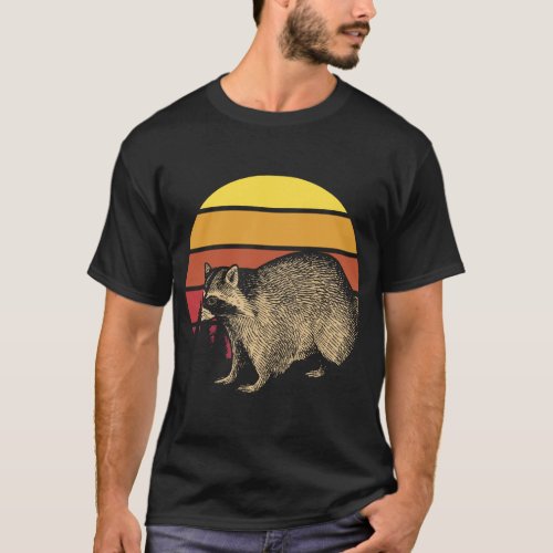 Wildlife Animal Lover Gift Trash Panda Raccoon T_Shirt