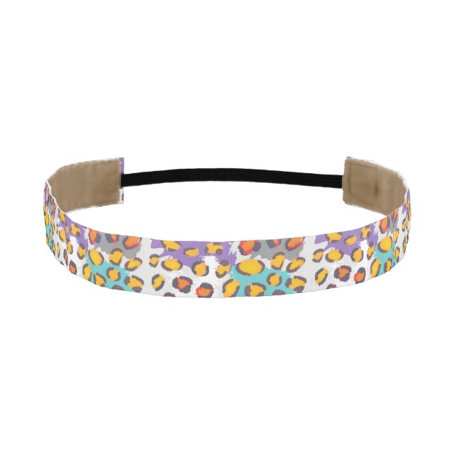 Wildlife animal pattern athletic headband (Front)