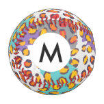 Wildlife animal pattern baseball