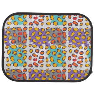 Wildlife animal pattern car floor mat