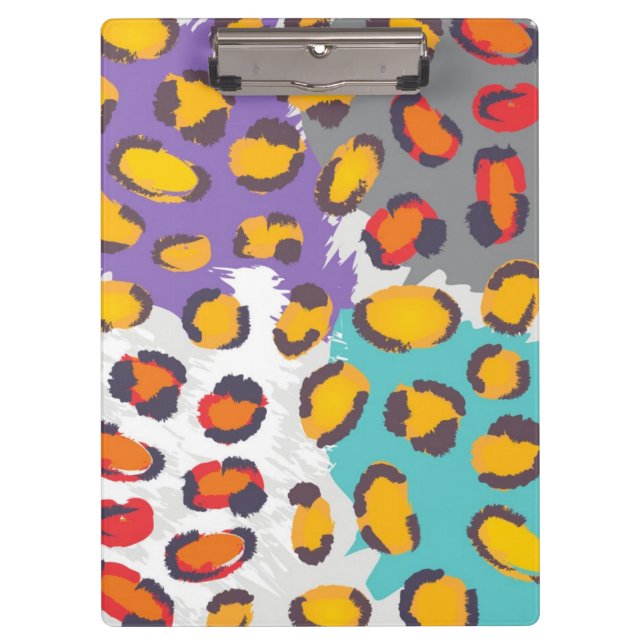 Wildlife animal pattern clipboard (Front)