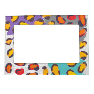 Wildlife animal pattern magnetic frame