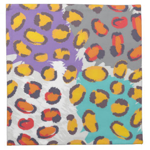 Wildlife animal pattern napkin