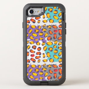 Wildlife animal pattern OtterBox defender iPhone SE/8/7 case