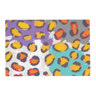 Wildlife animal pattern placemat