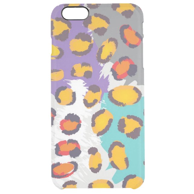 Wildlife animal pattern uncommon iPhone case (Back)
