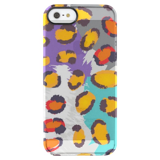 Wildlife animal pattern uncommon iPhone case (Back)