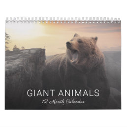 Wildlife Animals Fantasy Calendar
