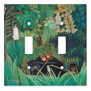 Wildlife Animals in Tropical Forest Light Switch Cover